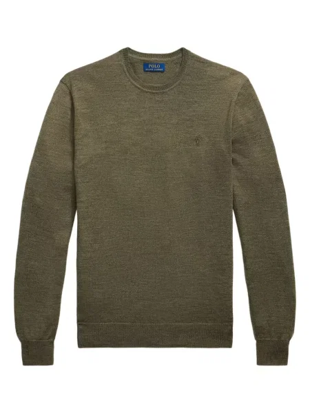 Μικρός κασκέτο Polo Ralph Lauren με χαμηλή μέση υφαίνω διαγωνίως πράσινο
