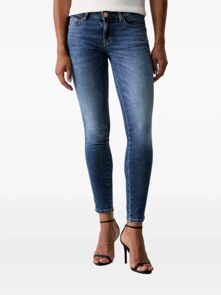 Blugi skinny Guess skinny fit albastru