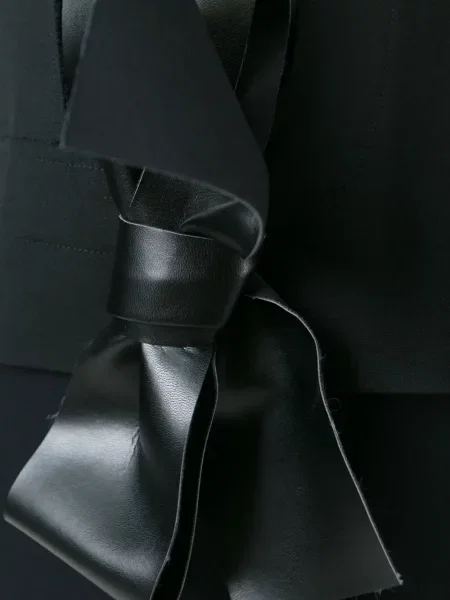 Geacă Comme Des Garçons cu funde negru