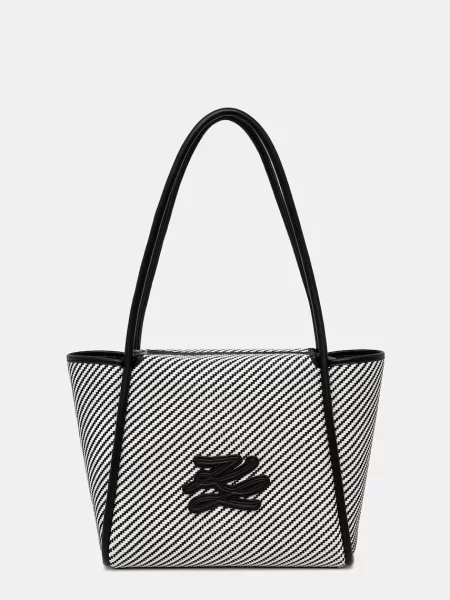 Karl Lagerfeld geantă shopper pentru femei K/AUTOGRAPH alb