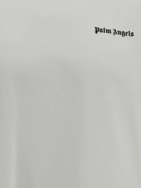 Tricou Palm Angels cu imagine alb