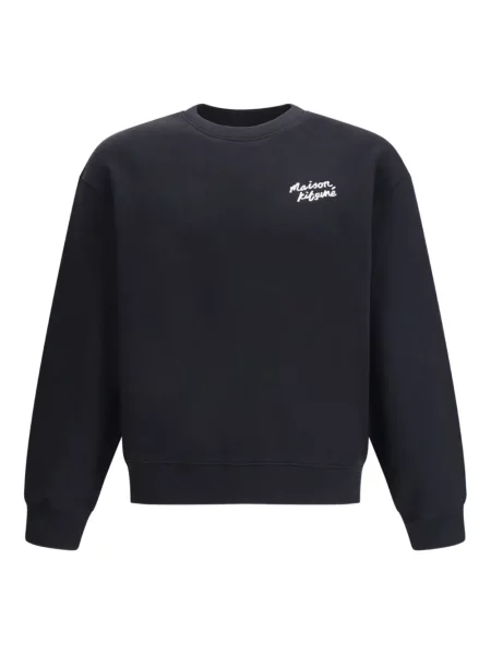 Суитчър Maison Kitsuné бродиран черно