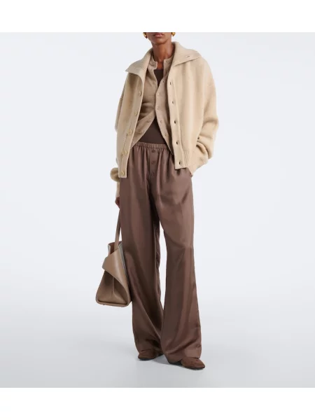 Cardigan Extreme Cashmere din cașmir bej