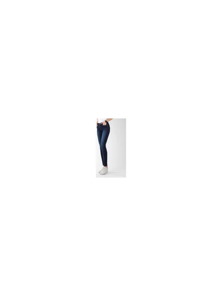 Blugi skinny Wrangler cu talie înaltă albastru