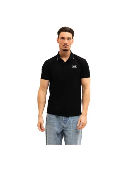 Koszulka polo Emporio Armani czarna