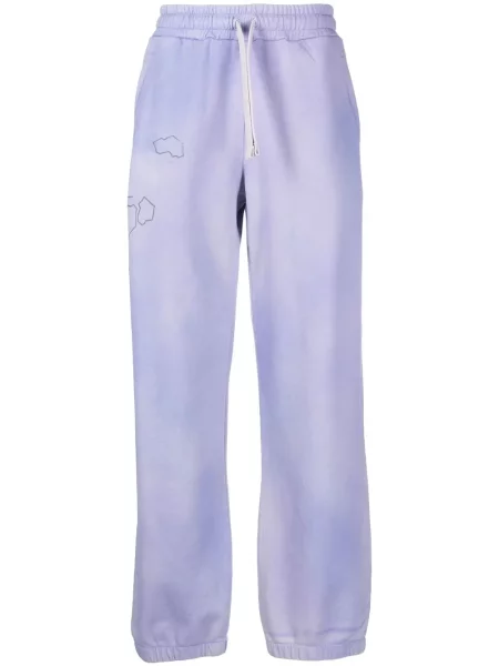 Pantaloni Objects Iv Life cu imagine violet