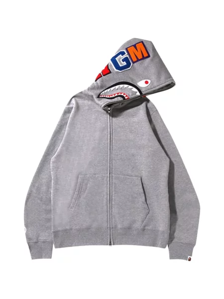 Hanorac cu glugă A Bathing Ape® gri