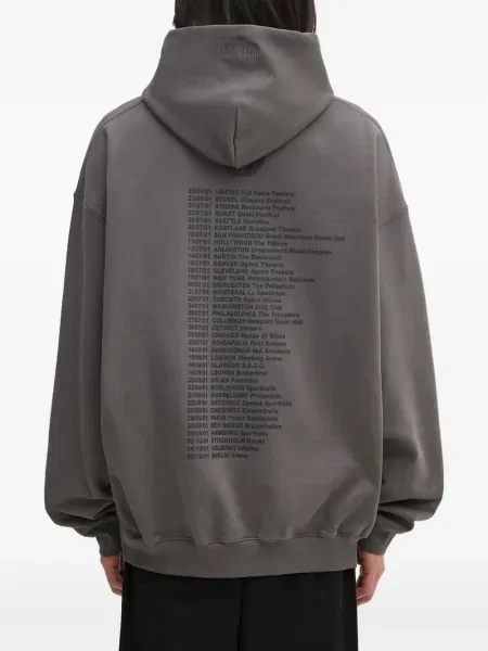 Hoodie Vetements με σχέδιο γκρι