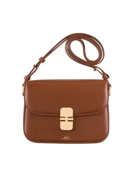 Torebka A.p.c. klasyczna brązowa