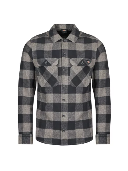 Srajca Dickies z dolgimi rokavi siva
