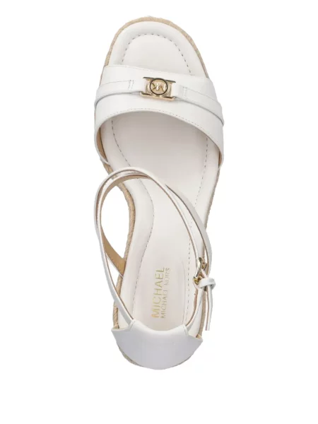 Portofel Michael Michael Kors din piele cu imagine cu model floral alb