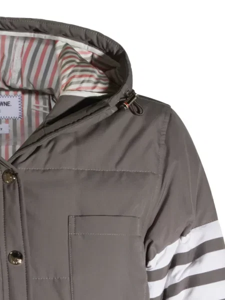 Košeľové šaty Thom Browne sivá