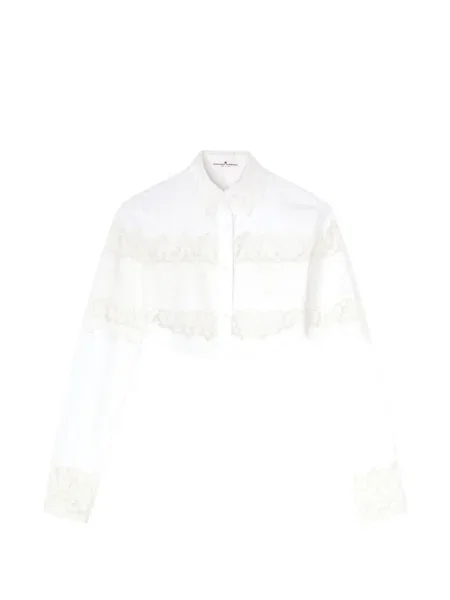 Cropp cămașă Ermanno Scervino din dantelă alb