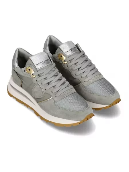 Buty do biegania Philippe Model do biegania zamszowe zielone
