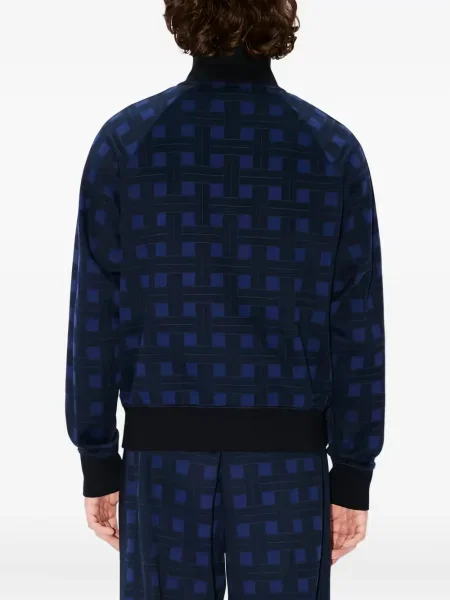 Geacă Kenzo din jacard albastru