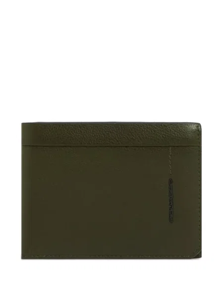 Portofel Piquadro din piele verde