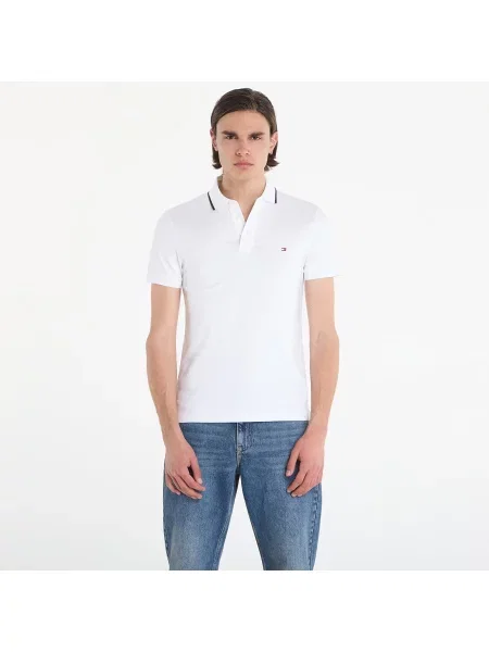 Поло Tommy Hilfiger белое