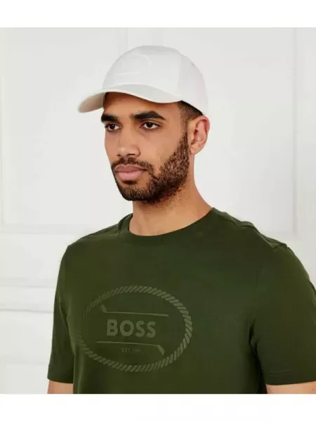 BOSS GREEN Baseball sapka Pyer-Prep-Society fehér