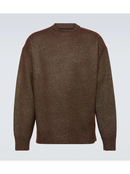 Pulover Jil Sander de lână maro