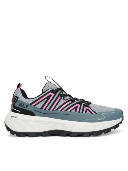 Turistiniai batai Jack Wolfskin Wild Hike Low pilka