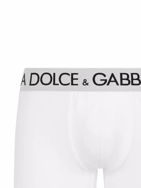 Strečové kalhotky Dolce & Gabbana bílé