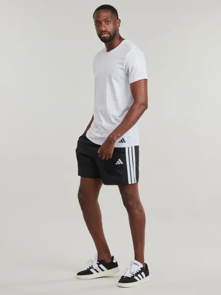 Csíkos rövidnadrág Adidas fekete