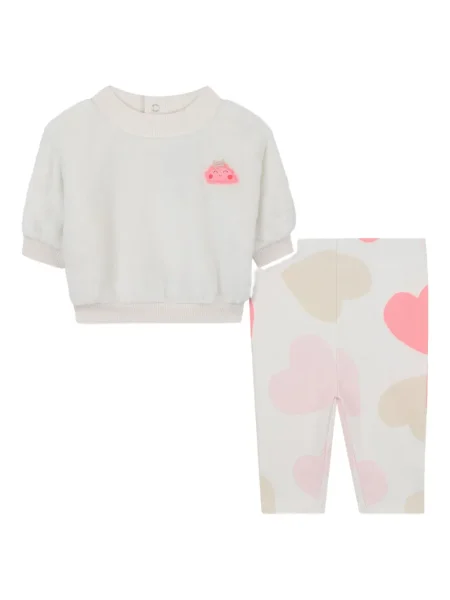 Spodnie dziecięce Billieblush białe