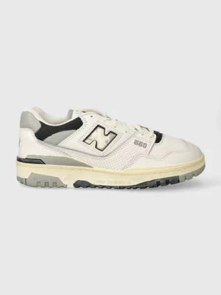 Кожени маратонки New Balance бяло