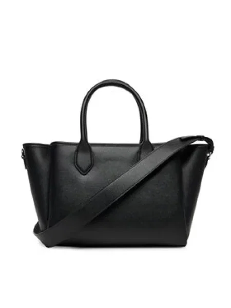Klasična torbica Emporio Armani iz umetnega usnja črna