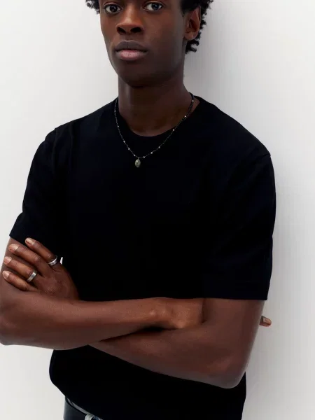 Pull&Bear Pulóver fekete