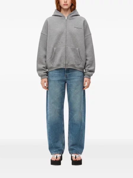 Hanorac cu glugă Alexander Wang gri