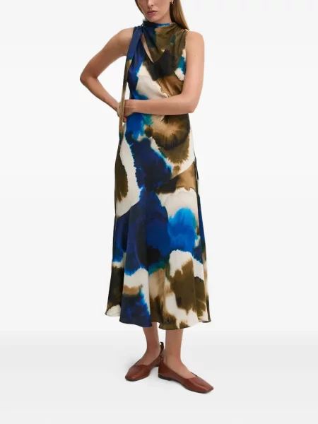 Rochie midi Dkny până la genunchi de costum