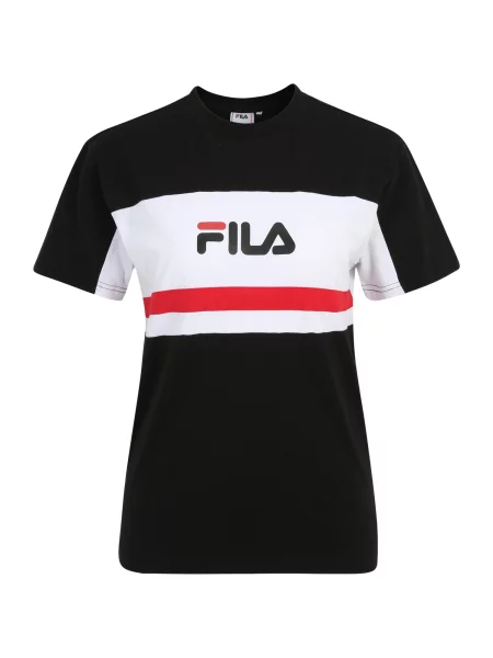 FILA Tricou LISHUI roșu / negru alb