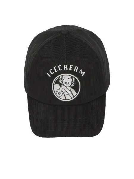 Czapka z daszkiem Icecream czarna