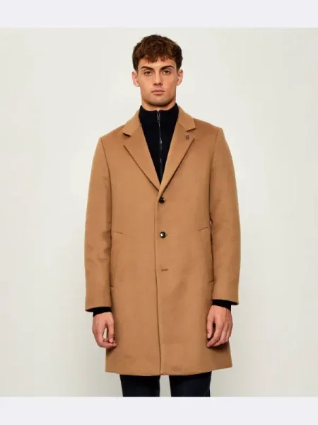 Tommy Hilfiger Palton de lână maro