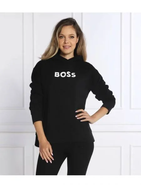 BOSS BLACK Hanorac | Relaxed fit negru