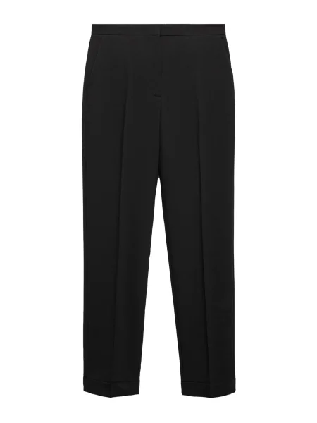 MANGO Pantaloni cu dungă BOREAL' negru