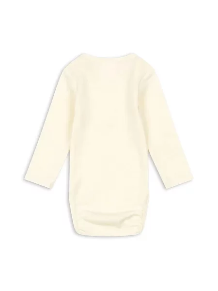Fanga Fontana body dojčenské z meríno vlny ERBA WOOL LS BODY béžová