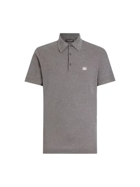 Koszulka polo Dolce And Gabbana szara