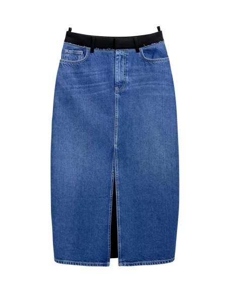 Desigual Fustă de blugi albastru