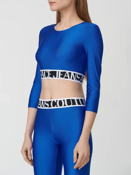 Топ Versace Jeans Couture синій