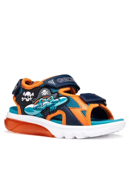 Sandále Geox J Sandal Ciberdron B M Tmavomodrá