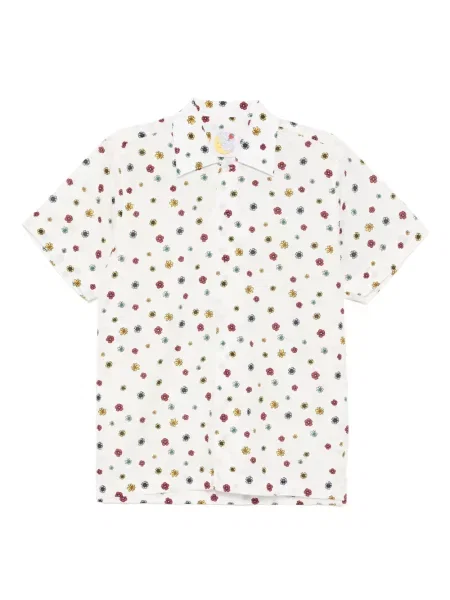 Cămașă Sky High Farm cu imagine alb