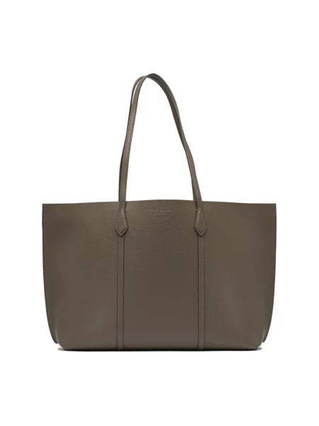 Shopperka Tory Burch skórzana brązowa