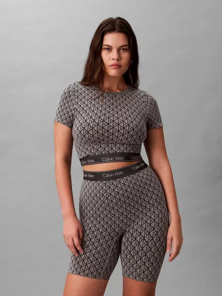 Топ Calvin Klein Underwear бавовна/еластан сірий