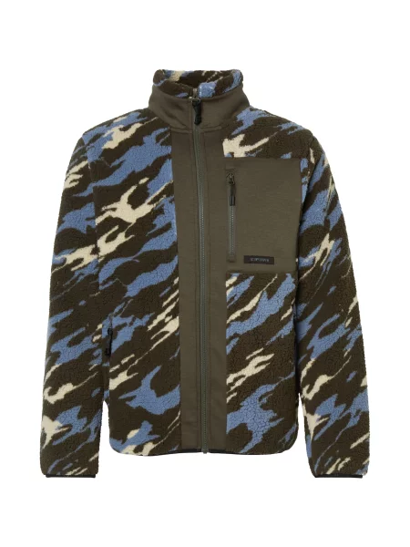 ICEPEAK Jachetă fleece funcțională ANVIS / maro / oliv albastru