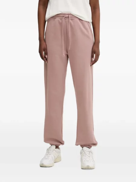 Pantaloni Herschel Supply Co. cu buzunare aplicate cu cordon roz