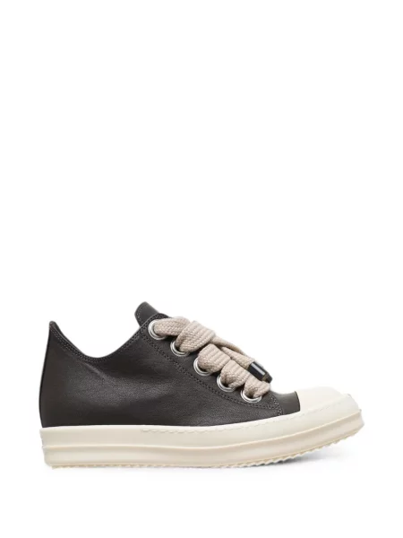 Sneakerși Rick Owens din dantelă maro