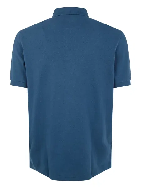 Поло тениска Fred Perry бродирана синьо