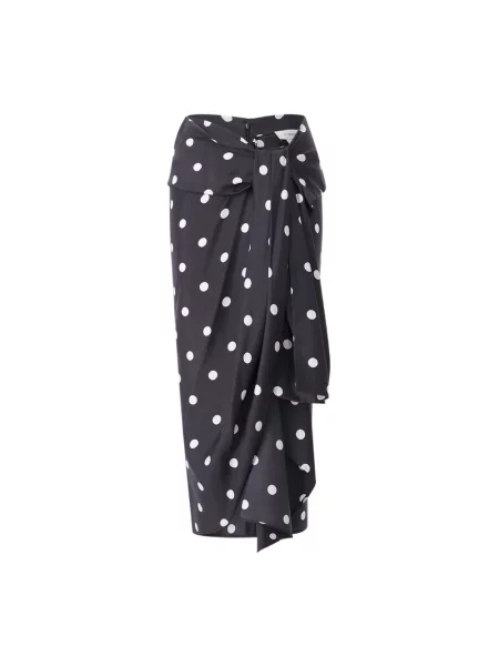 Spódnica midi Sportmax niebieska